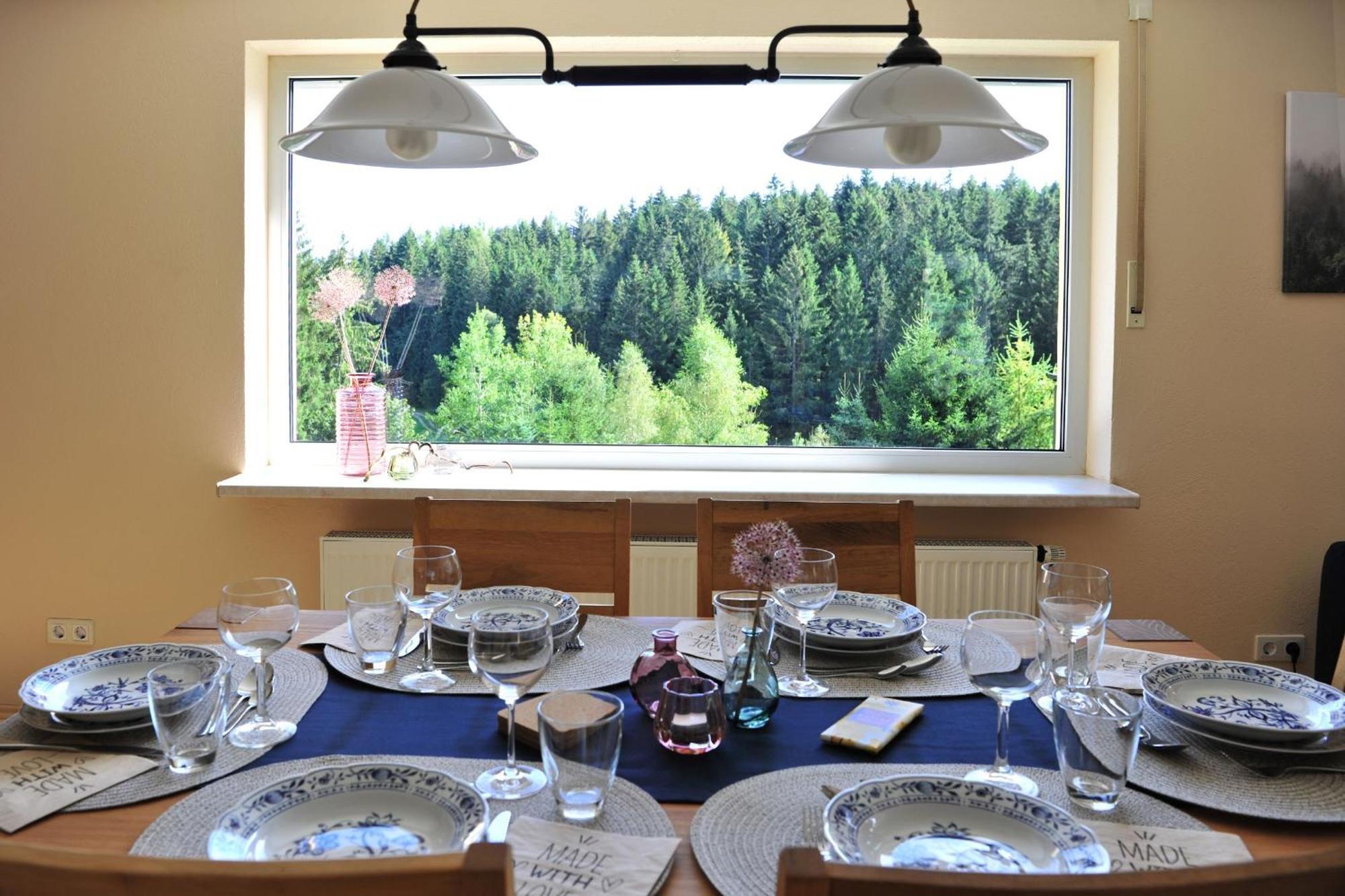 Exklusives Ferienhaus "Waldzauber" Ruhe Und Natur Pur Am Waldrand Geniessen Schoenheide ภายนอก รูปภาพ
